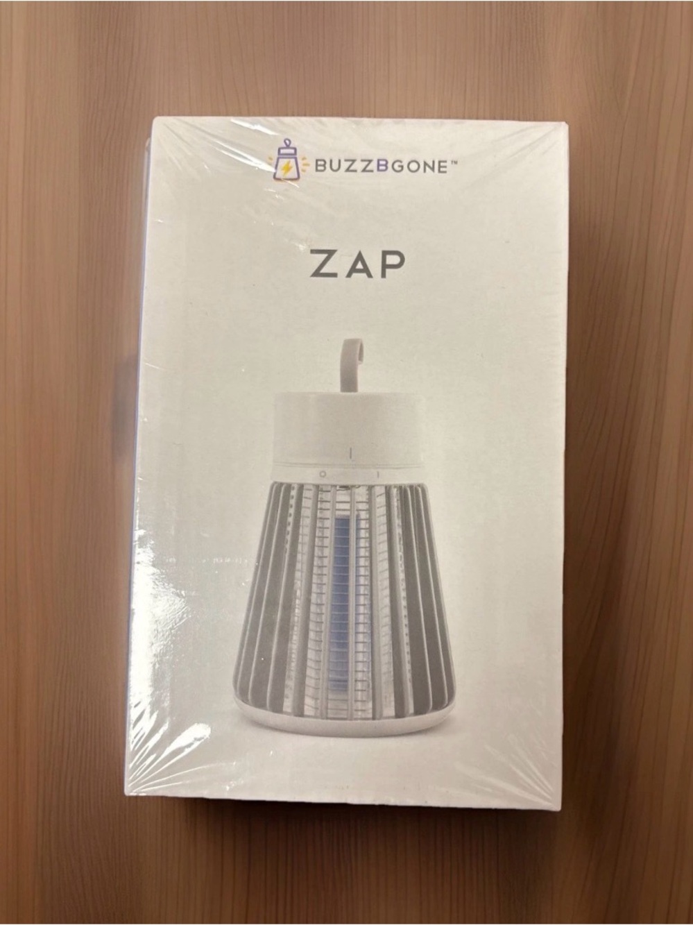 BuzzBGone ZAP Mosquito Trap - White Rechargeable Zapper